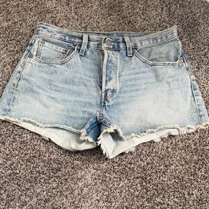 Levi’s Light Blue Denim Women Shorts